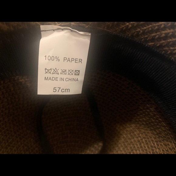 ❌SOLD❌ Sweet & Sexy Ribbon Accented Floppy Straw Hat NWT - Picture 8 of 8